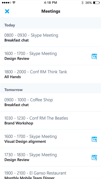 「Skype for Business」のスクリーンショット 3枚目