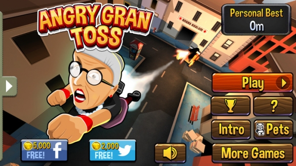 「Angry Gran-Toss」のスクリーンショット 1枚目