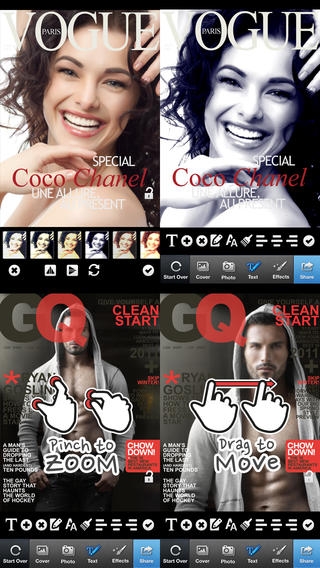 「CoverCamera : 雑誌の表紙メーカー」のスクリーンショット 3枚目