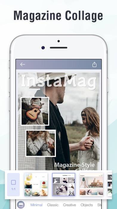 「InstaMag - Photo Collage Maker」のスクリーンショット 1枚目