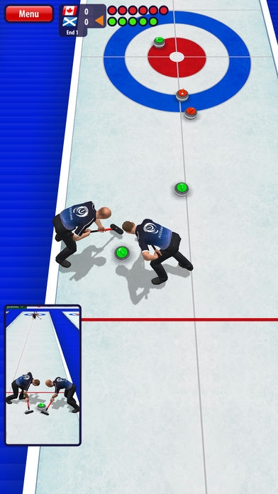 「Curling3D lite」のスクリーンショット 3枚目