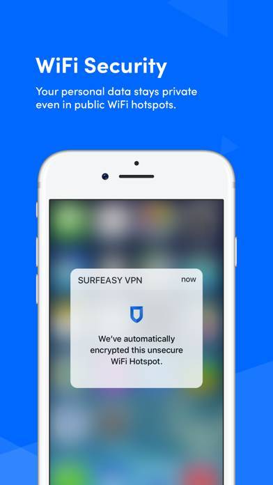 「SurfEasy VPN - WiFi Proxy」のスクリーンショット 3枚目