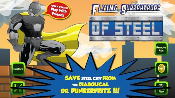 「スチールのフライングヒーロー (Flying Superheroes of Steel)」のスクリーンショット 1枚目