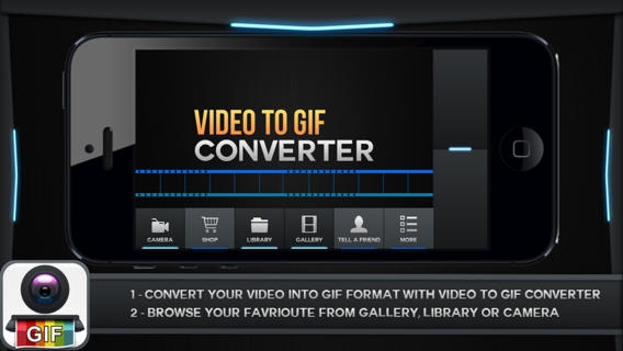 「Video to Gif Converter」のスクリーンショット 1枚目
