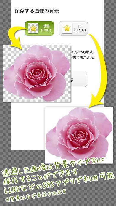 すぐわかる 背景透過 写真を切り抜き 背景透明でスタンプを無料で作成 Appliv