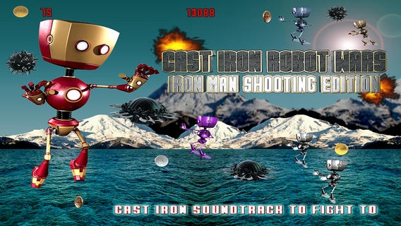 「Cast Iron Robot Wars - Iron Man Shooting Edition」のスクリーンショット 1枚目