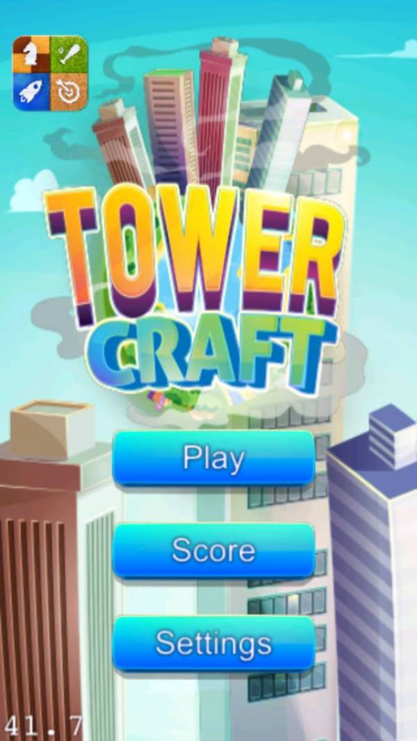 「Tower Craft Free - 最も楽しい塔男の子、女の子と子供のためのゲームを構築する - クールなファニー3D無料ゲーム - スカイビル建設物理学は、アプリケーションを積み重ねる」のスクリーンショット 1枚目