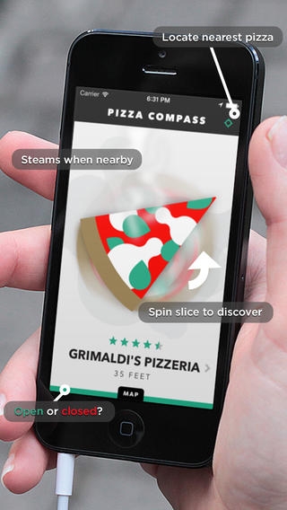 「Pizza Compass」のスクリーンショット 1枚目