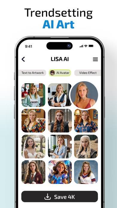 「Lisa AI: Avatar & Image Maker」のスクリーンショット 2枚目