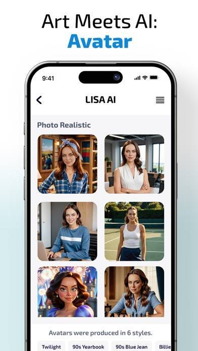 「Lisa AI: Avatar & Image Maker」のスクリーンショット 3枚目