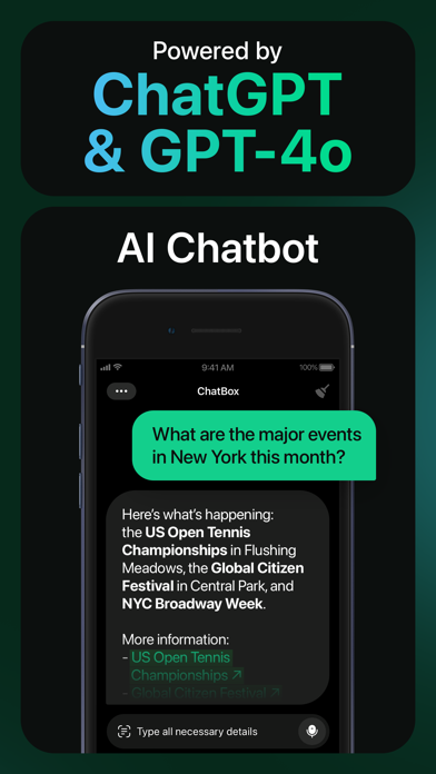 「ChatBox - AIチャットボットと画像生成器 日本語版」のスクリーンショット 1枚目