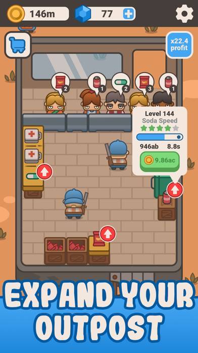「Idle Outpost: Tycoon Game」のスクリーンショット 3枚目