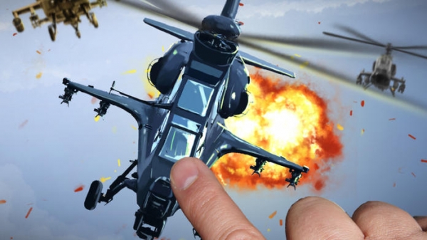 「ヘリコプター戦争 - エアアサルトガンシップ - Helicopter War - Angry Choppers and Air Assault Gunships」のスクリーンショット 1枚目