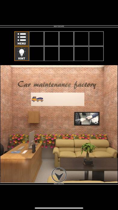 「脱出ゲーム　自動車整備工場」のスクリーンショット 1枚目