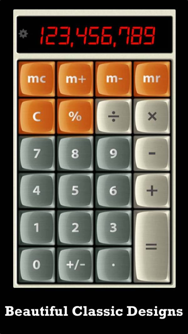 「計算機 Free - Beautiful Classic Calculators」のスクリーンショット 2枚目