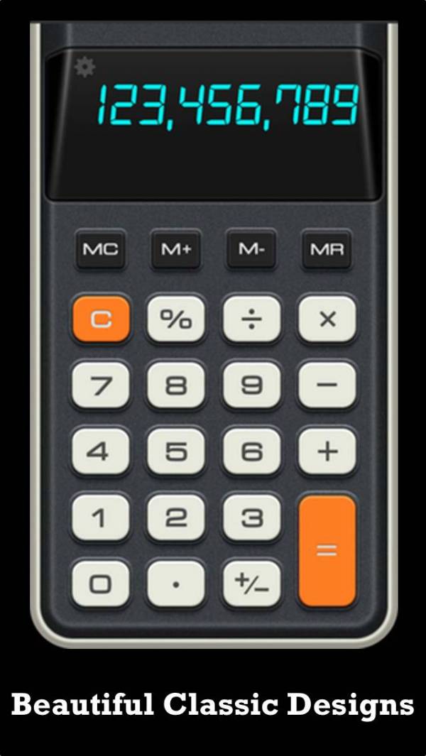 「計算機 Free - Beautiful Classic Calculators」のスクリーンショット 1枚目