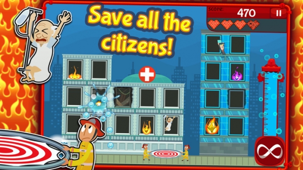 「Firefighter Academy - 消防士ゲーム」のスクリーンショット 2枚目