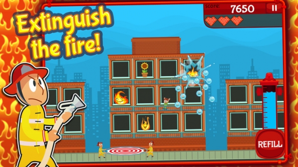 「Firefighter Academy - 消防士ゲーム」のスクリーンショット 1枚目
