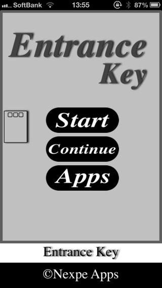「脱出ゲーム『Entrance Key』」のスクリーンショット 1枚目