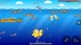 「深海BASARA～潜水艦大戦争」のスクリーンショット 1枚目