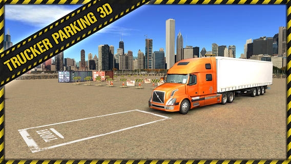 「Trucker Parking 3D」のスクリーンショット 1枚目