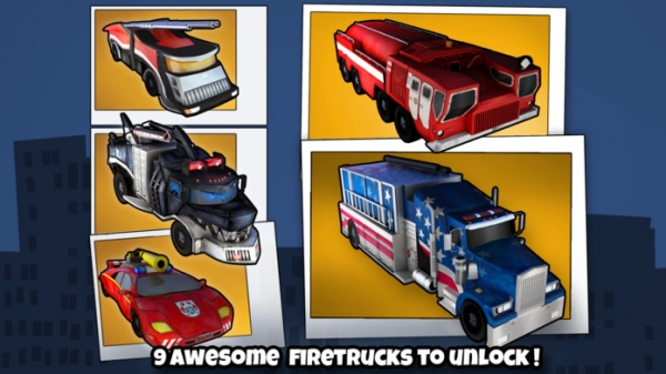 「Fire Truck 3D」のスクリーンショット 2枚目