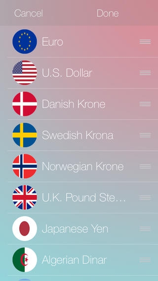 「通貨のコンバーター iOS 8 | 日本人」のスクリーンショット 3枚目