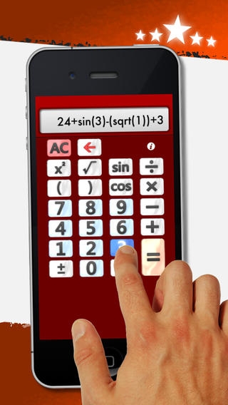「電卓 フリー - で計算 科学的な 数学 電卓、 Calculator Free - Calculate with Scientific Math Calculator」のスクリーンショット 1枚目