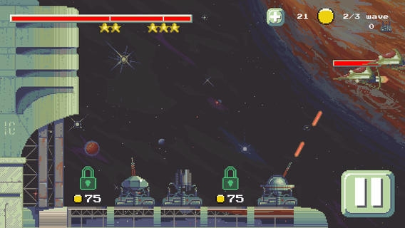 「スペースディフェンス (Space Defense) Free TD - シューティングサバイバル戦略ゲーム」のスクリーンショット 3枚目