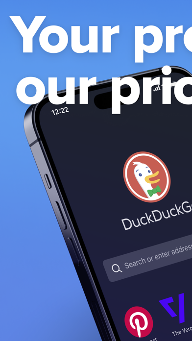 「DuckDuckGo Private Browser」のスクリーンショット 1枚目