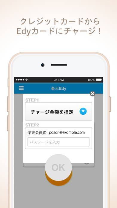 「パソリ対応 楽天Edyアプリ」のスクリーンショット 3枚目