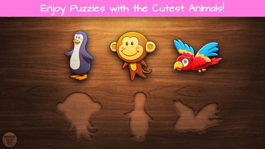 「教育的な動物ゲーム – 1,2,3歳児向けパズル」のスクリーンショット 1枚目