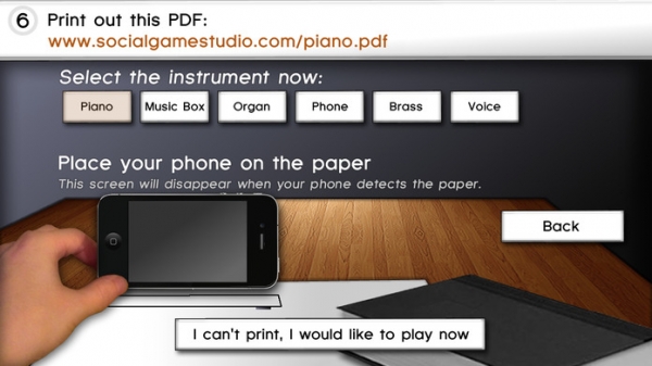「Paper Piano」のスクリーンショット 2枚目