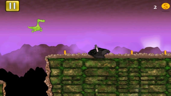 「子供のための無料のドラゴンゲーム - ベビードラゴンは自由を実行」のスクリーンショット 2枚目