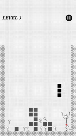 「Ded LINE 無料ブロック落としパズルゲーム」のスクリーンショット 2枚目