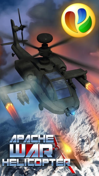 「Apache War Helicopter - Apache 戦争ヘリコプター」のスクリーンショット 1枚目