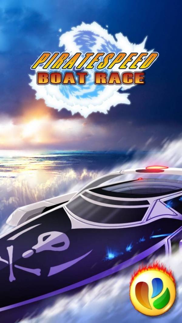 「海賊ボートレース、無料のレーシングゲーム - Pirate Speed Boat Race, Free Racing Game」のスクリーンショット 1枚目