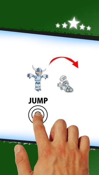 「Army of War Robots - Free Jump and Run Game, 戦争ロボットの軍隊 - 無料のジャンプとゲームを実行」のスクリーンショット 3枚目