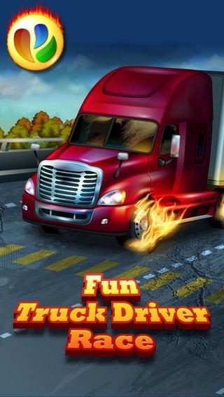 「Fun Truck Driver Race - Free Racing Game, 楽しいトラック運転手レース - 無料のレースゲーム」のスクリーンショット 1枚目
