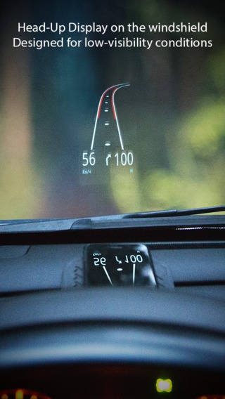 「HUDWAY — GPS with Head-Up Display HUD for drivers」のスクリーンショット 1枚目