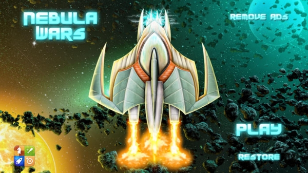 「Nebula Wars - ダークスターギャラクシーEditionでマルチプレイバトルスーパーソニックJetpackのエイリアン」のスクリーンショット 1枚目