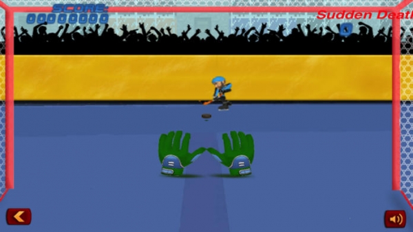 「A 平手打ち ショット スーパー 保存 -  氷 ホッケー スポーツの ゲーム フリー」のスクリーンショット 1枚目