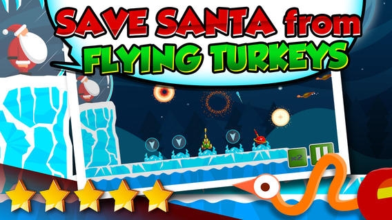 「サンタクロースディフェンスゲーム - 無料シューティング (Santa's Defense of Christmas)」のスクリーンショット 2枚目