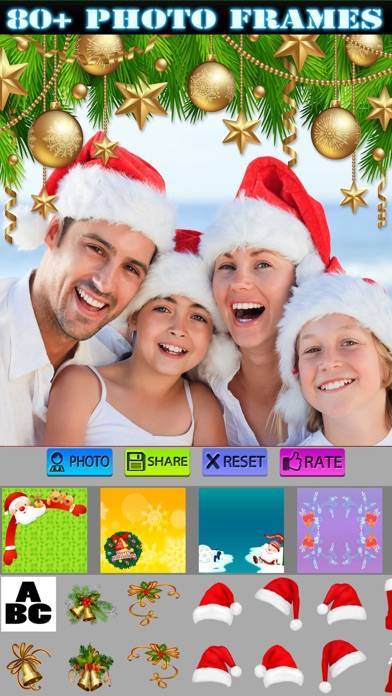 「Christmas Stickers and Photo Frames」のスクリーンショット 1枚目