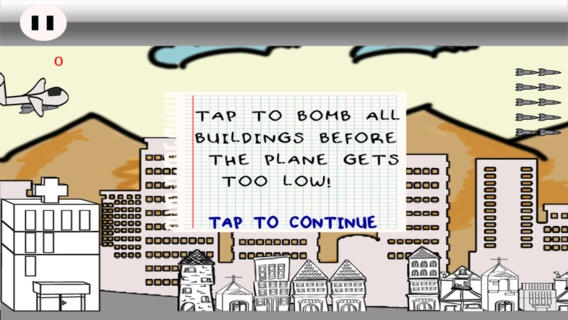 「飛行機の落書きの爆撃 戦争ゲーム： 最高の無料の アクション格闘ゲーム」のスクリーンショット 1枚目