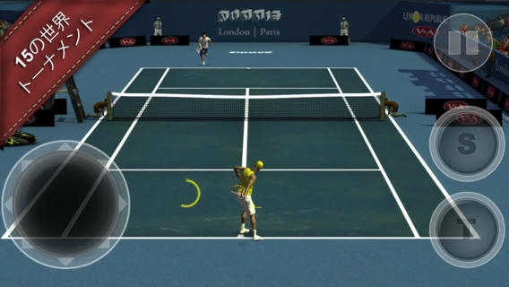 「Cross Court Tennis 2」のスクリーンショット 1枚目