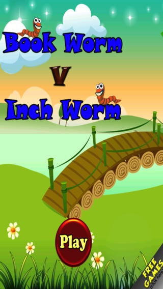 「ブックワーム対インチワーム：モンスタースピード無料マッチ (Book Worm Vs Inch Worm: Monster Speed Match Free)」のスクリーンショット 1枚目