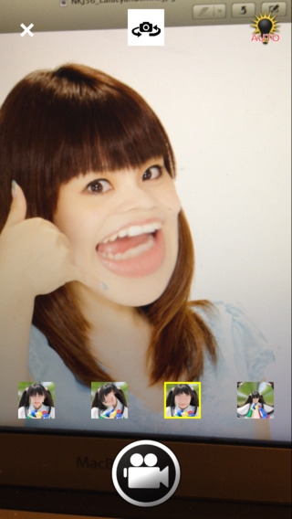 「ブサイクムービー - 笑える変顔動画作成アプリ」のスクリーンショット 1枚目