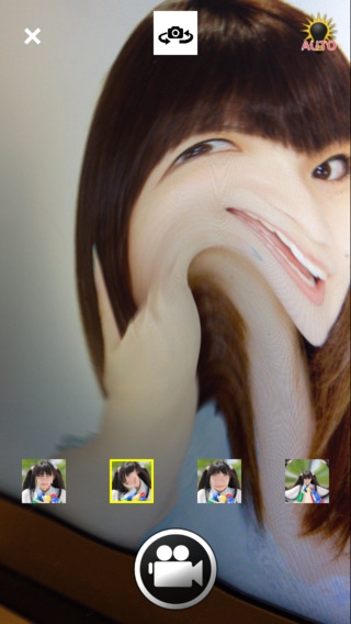 「ブサイクムービー - 笑える変顔動画作成アプリ」のスクリーンショット 2枚目
