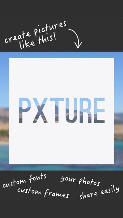 「Pxture: Edit Photos with Text, Captions, Frames and Masks」のスクリーンショット 1枚目